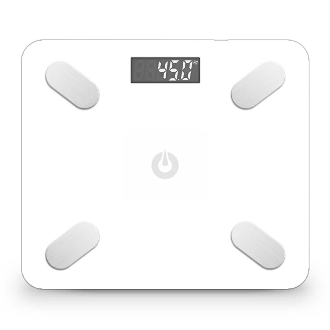 SOGA 2X Wireless Bluetooth Digital Body Fat Scale Bathroom Weighing Scales Health Analyzer Weight White-Body Weight Scales-PEROZ Accessories