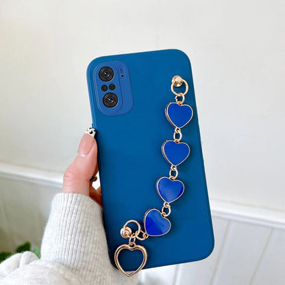 Anymob Xiaomi and Redmi Phone Case Blue Women Chain Bracelet Soft Silicone For Note 10 9 Pro 10s 9s 8 7 Pro 10 9 9A Poco X3 11T 11-Mobile Phone Cases-PEROZ Accessories