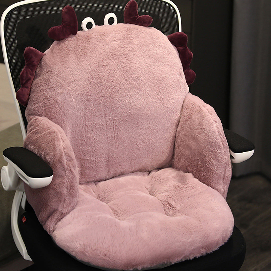 SOGA Purple Crab Shape Cushion Soft Leaning Bedside Pad Sedentary Plushie Pillow Home Decor-Chair &amp; Sofa Cushions-PEROZ Accessories