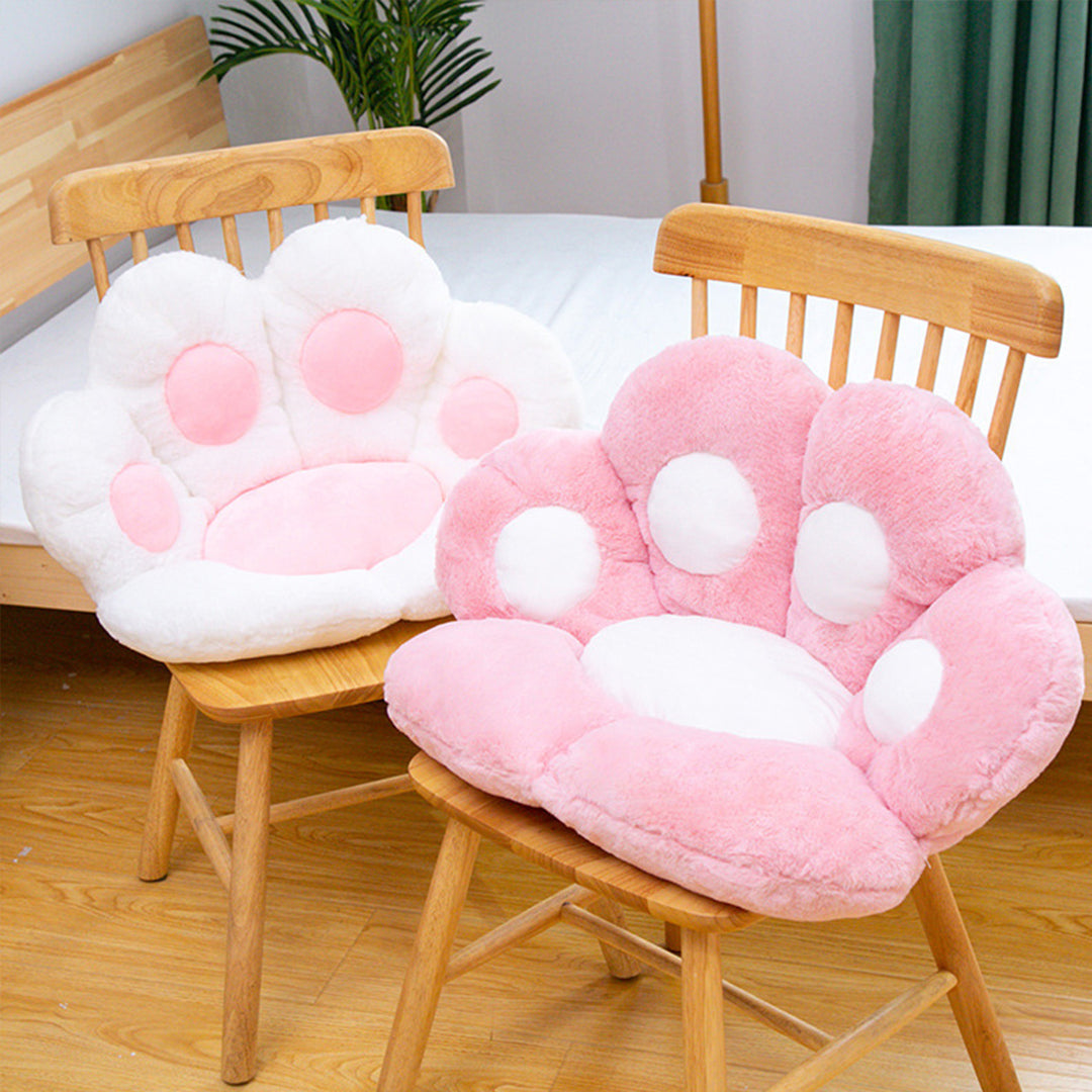 SOGA Pink Paw Shape Cushion Warm Lazy Sofa Decorative Pillow Backseat Plush Mat Home Decor-Chair &amp; Sofa Cushions-PEROZ Accessories