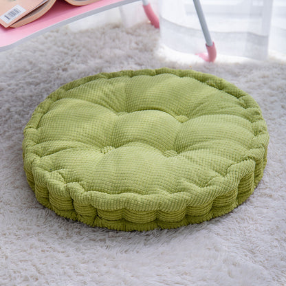 SOGA Green Round Cushion Soft Leaning Plush Backrest Throw Seat Pillow Home Office Decor-Chair &amp; Sofa Cushions-PEROZ Accessories