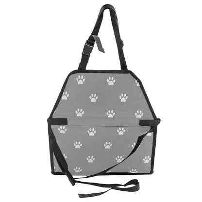 SOGA Waterproof Pet Booster Car Seat Breathable Mesh Safety Travel Portable Dog Carrier Bag Grey-Pet Carriers &amp; Travel Products-PEROZ Accessories