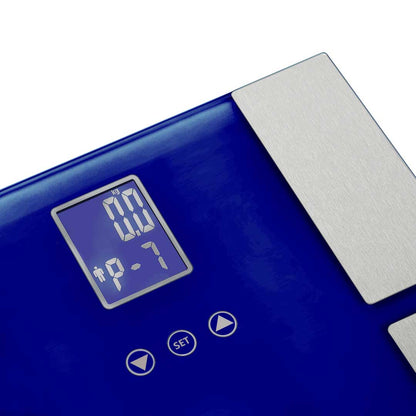 SOGA 2X Digital Electronic LCD Bathroom Body Fat Scale Weighing Scales Weight Monitor Blue-Body Weight Scales-PEROZ Accessories