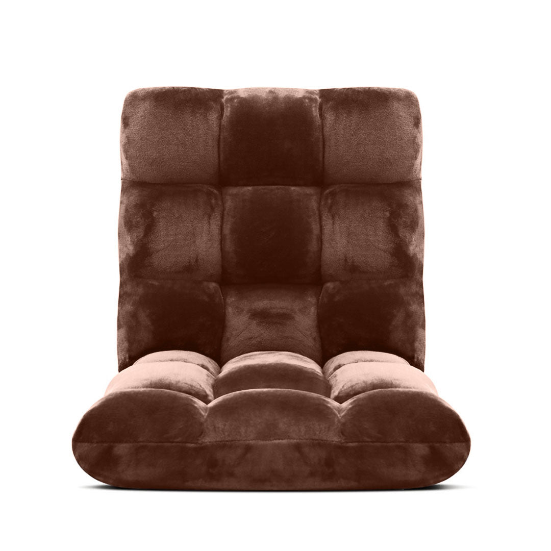 SOGA 2X Floor Recliner Folding Lounge Sofa Futon Couch Folding Chair Cushion Coffee-Recliner Chair-PEROZ Accessories