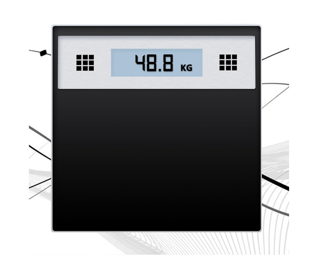 SOGA 2X 180kg Electronic Talking Scale Weight Fitness Glass Bathroom Scale LCD Display Stainless-Body Weight Scales-PEROZ Accessories