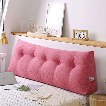 SOGA 4X 100cm Red Triangular Wedge Bed Pillow Headboard Backrest Bedside Tatami Cushion Home Decor-Headboard Pillow-PEROZ Accessories