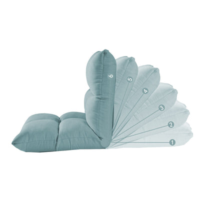 SOGA 4X Lounge Floor Recliner Adjustable Lazy Sofa Bed Folding Game Chair Mint Green-Recliner Chair-PEROZ Accessories