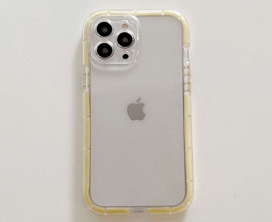 Anymob iPhone Case Gold Transparent Luminous Color Shockproof Soft Silicone Mobile Cover For iPhone13 Pro Max 11 12 Pro Max X XS Max XR-Mobile Phone Cases-PEROZ Accessories