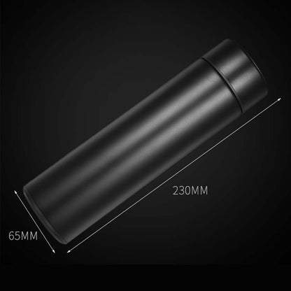 SOGA 500ML Stainless Steel Smart LCD Thermometer Display Bottle Vacuum Flask Thermos Black-Smart Bottles-PEROZ Accessories