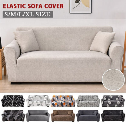 Anyhouz 3 Seater Sofa Cover Khaki Blue Style and Protection For Living Room Sofa Chair Elastic Stretchable Slipcover-Slipcovers-PEROZ Accessories