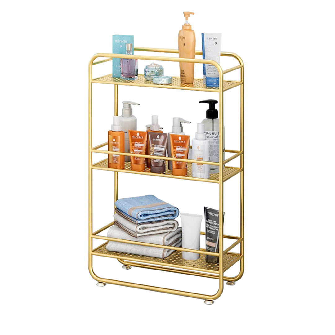 SOGA 3 Tier Rectangular Bathroom Shelf Multifunctional Storage Display Rack Organiser-Bathroom Storage-PEROZ Accessories