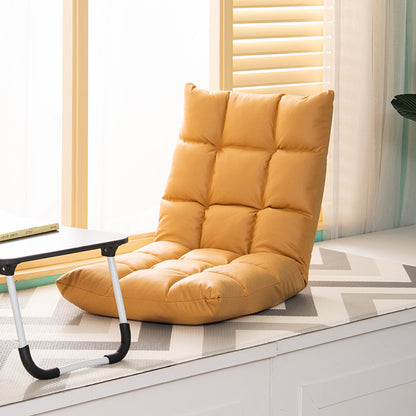 SOGA 4X Yellow Lounge Floor Recliner Adjustable Gaming Sofa Bed Foldable Indoor Outdoor Backrest Seat Home Office Decor-Recliner Chair-PEROZ Accessories