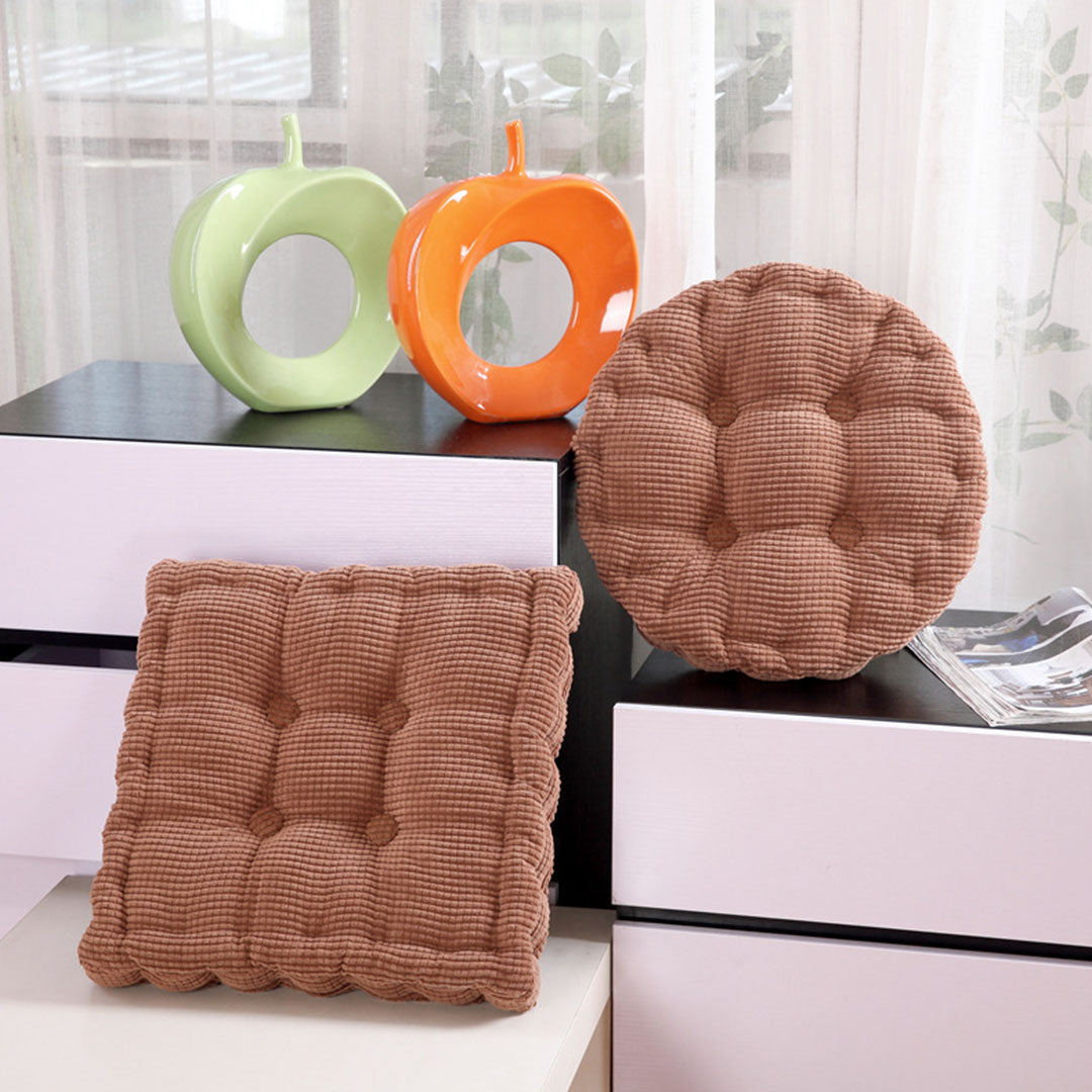 SOGA Coffee Square Cushion Soft Leaning Plush Backrest Throw Seat Pillow Home Office Decor-Chair &amp; Sofa Cushions-PEROZ Accessories