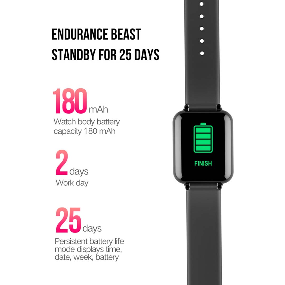 SOGA 2X Waterproof Fitness Smart Wrist Watch Heart Rate Monitor Tracker White-Smart Watches-PEROZ Accessories