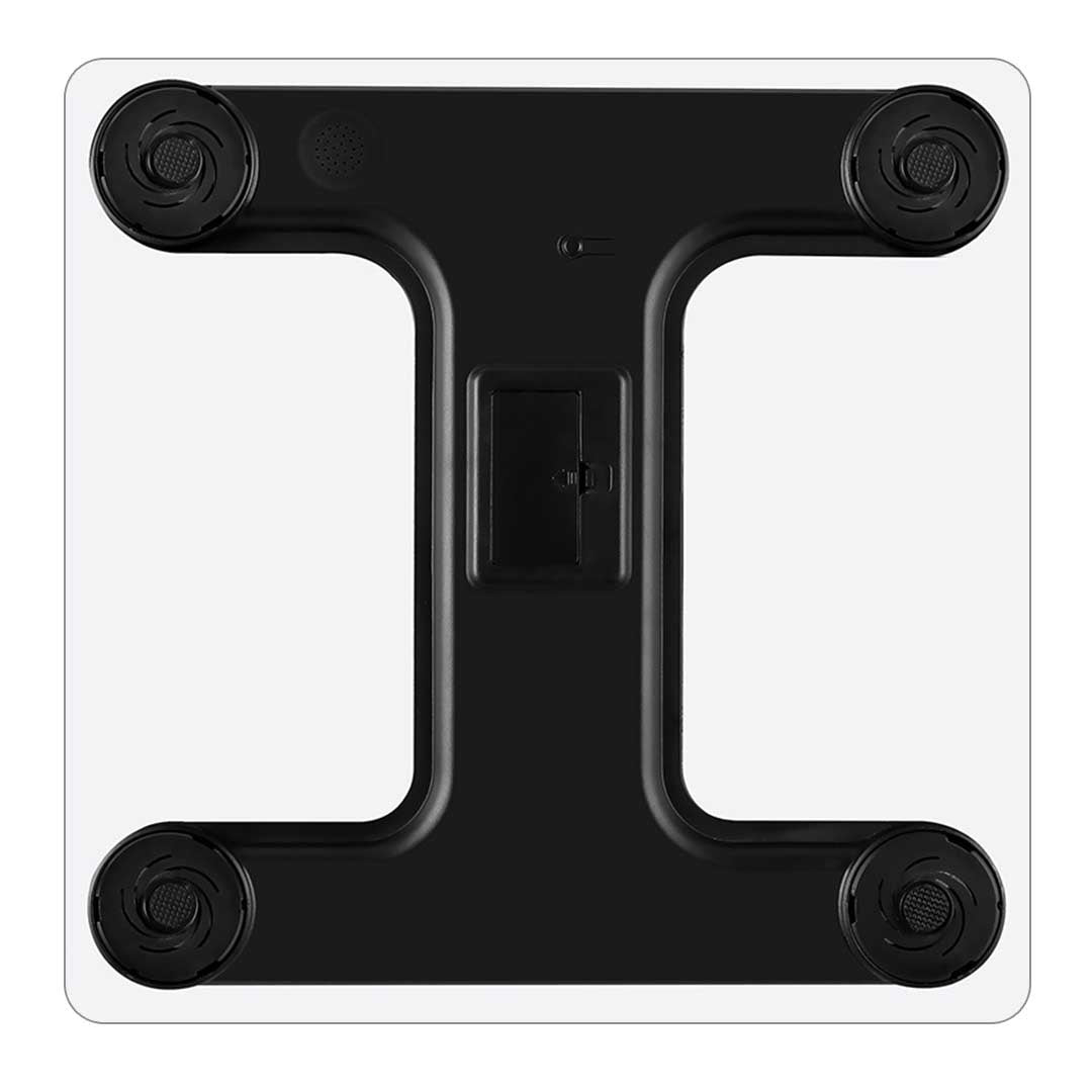 SOGA 2X Glass LCD Digital Body Fat Scale Bathroom Electronic Gym Water Weighing Scales Black-Body Weight Scales-PEROZ Accessories