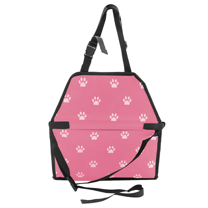 SOGA Waterproof Pet Booster Car Seat Breathable Mesh Safety Travel Portable Dog Carrier Bag Pink-Pet Carriers &amp; Travel Products-PEROZ Accessories