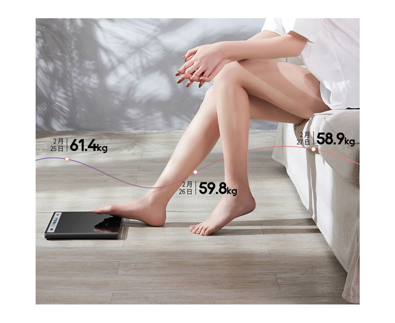 SOGA 2X 180kg Electronic Talking Scale Weight Fitness Glass Bathroom Scale LCD Display Stainless-Body Weight Scales-PEROZ Accessories