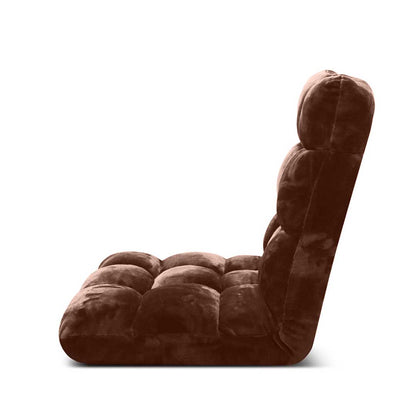 SOGA Floor Recliner Folding Lounge Sofa Futon Couch Folding Chair Cushion Coffee-Recliner Chair-PEROZ Accessories