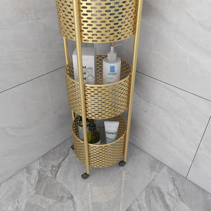 SOGA 2X 3 Tier Bathroom Shelf Multifunctional Storage Display Rack Organiser with wheels-Bathroom Storage-PEROZ Accessories