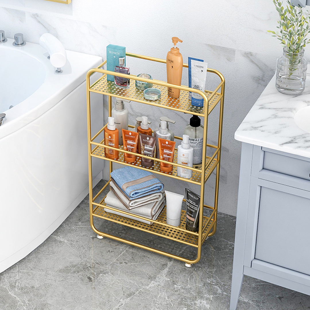 SOGA 3 Tier Rectangular Bathroom Shelf Multifunctional Storage Display Rack Organiser-Bathroom Storage-PEROZ Accessories