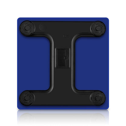 SOGA 2X Glass LCD Digital Body Fat Scale Bathroom Electronic Gym Water Weighing Scales Blue White-Body Weight Scales-PEROZ Accessories