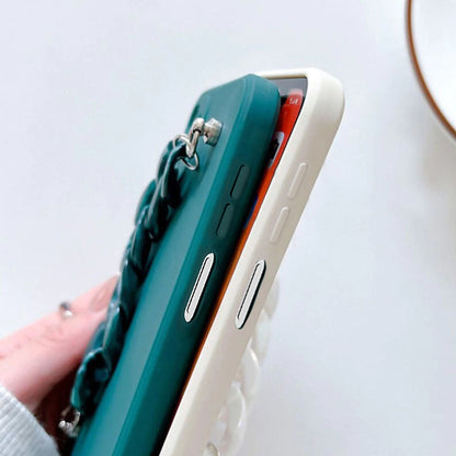Anymob Xiaomi and Redmi Phone Case Green Women Chain Bracelet Soft Silicone For Note 10 9 Pro 10s 9s 8 7 Pro 10 9 9A Poco X3 11T 11-Mobile Phone Cases-PEROZ Accessories