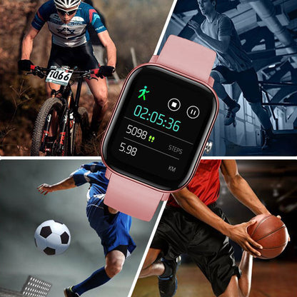 SOGA 2X Waterproof Fitness Smart Wrist Watch Heart Rate Monitor Tracker P8 Pink-Smart Watches-PEROZ Accessories
