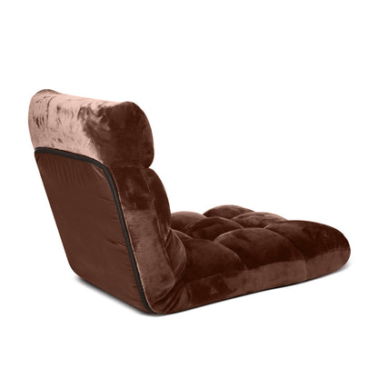 SOGA 2X Floor Recliner Folding Lounge Sofa Futon Couch Folding Chair Cushion Coffee-Recliner Chair-PEROZ Accessories