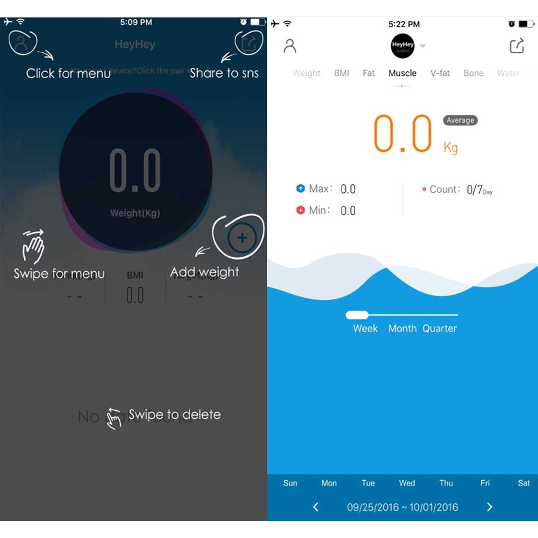SOGA 2X Wireless Bluetooth Digital Body Fat Scale Bathroom Health Analyser Weight White-Body Weight Scales-PEROZ Accessories