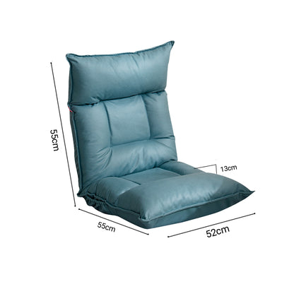 SOGA Green Lounge Recliner Lazy Sofa Bed Tatami Cushion Collapsible Backrest Seat Home Office Decor-Recliner Chair-PEROZ Accessories
