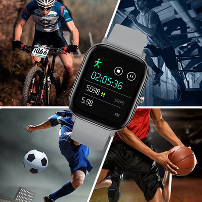 SOGA 2X Waterproof Fitness Smart Wrist Watch Heart Rate Monitor Tracker P8 Grey-Smart Watches-PEROZ Accessories