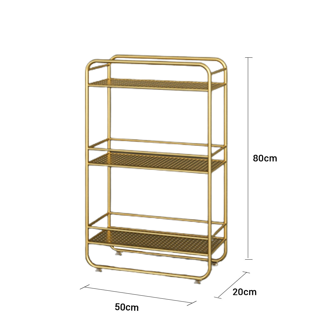 SOGA 3 Tier Rectangular Bathroom Shelf Multifunctional Storage Display Rack Organiser-Bathroom Storage-PEROZ Accessories