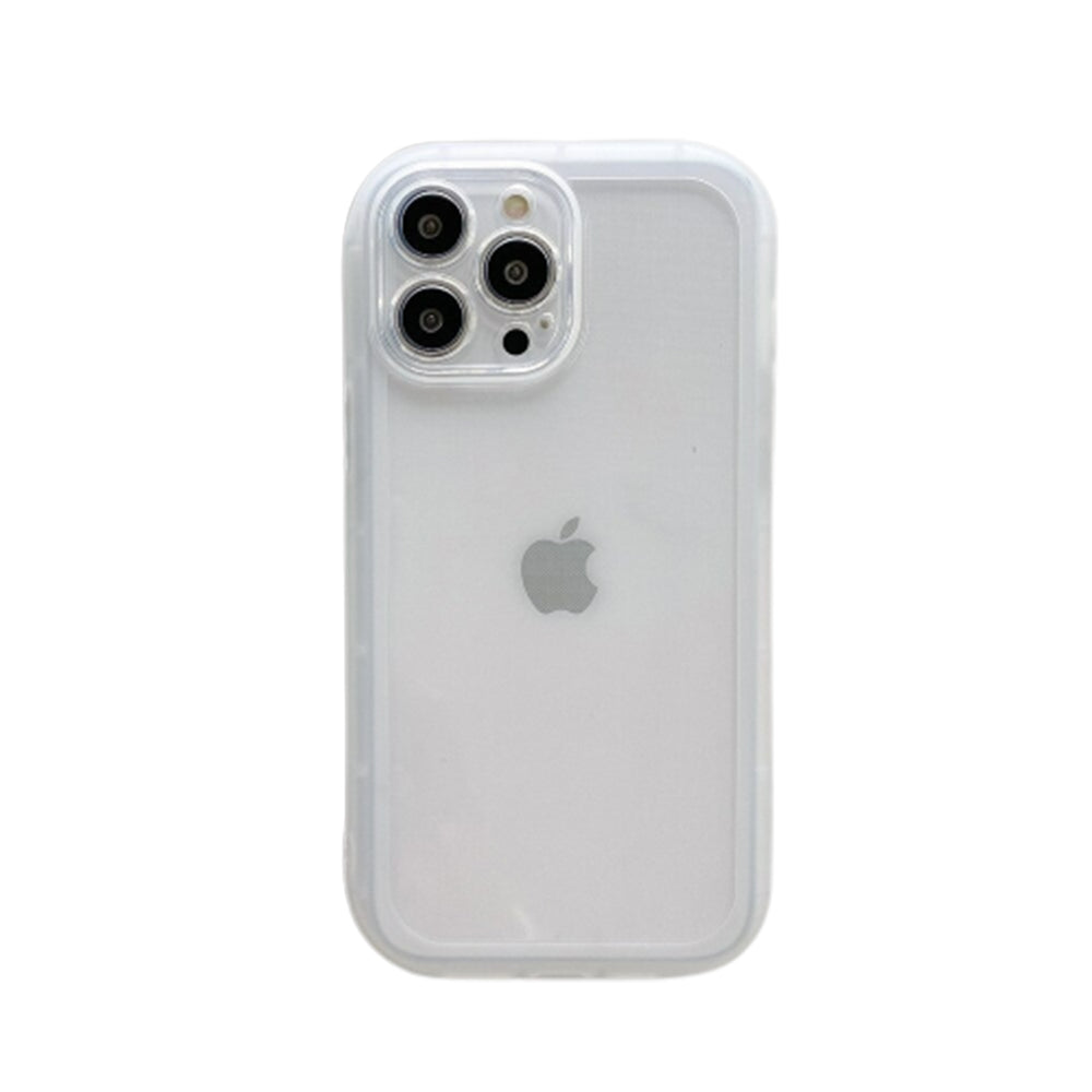 Anymob iPhone Case White Transparent Matte Soft Silicone Mobile Cover For iPhone13 Pro Max 11 12 Pro Max X XS Max XR-Mobile Phone Cases-PEROZ Accessories