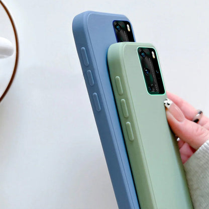 Anymob Huawei Phone Case Green Necklace Lanyard Crossbody Cord Rope Soft Silicone-Mobile Phone Cases-PEROZ Accessories
