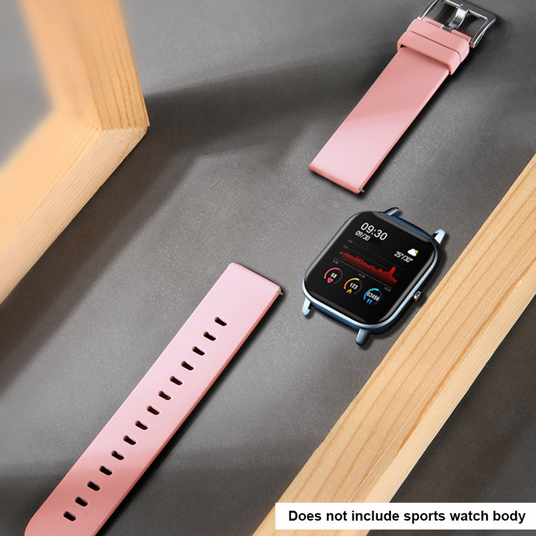 SOGA Smart Sport Watch Model P8 Compatible Wristband Replacement Bracelet Strap Pink-Watch Accessories-PEROZ Accessories