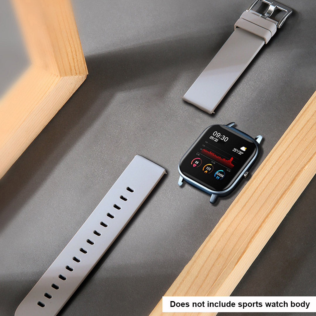 SOGA Smart Sport Watch Model P8 Compatible Wristband Replacement Bracelet Strap Grey-Watch Accessories-PEROZ Accessories