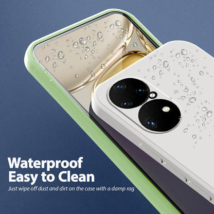 Anymob Huawei Phone Case Beige Full Lens Protection Silicone Soft Cover-Mobile Phone Cases-PEROZ Accessories