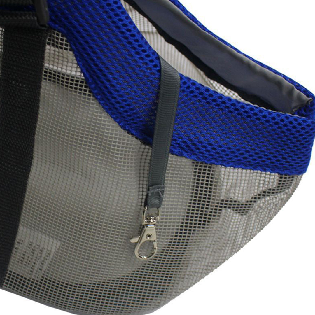 SOGA Grey Pet Carrier Bag Breathable Net Mesh Tote Pouch Dog Cat Travel Essentials-Pet Carriers &amp; Travel Products-PEROZ Accessories