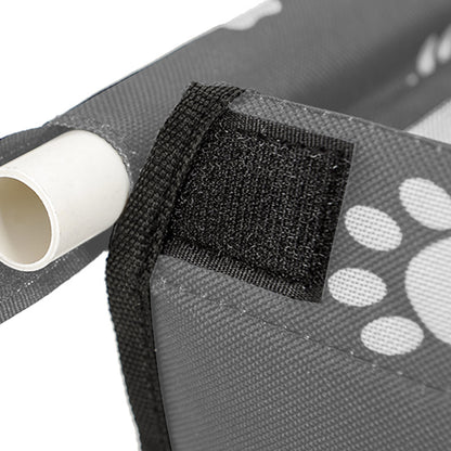 SOGA Waterproof Pet Booster Car Seat Breathable Mesh Safety Travel Portable Dog Carrier Bag Grey-Pet Carriers &amp; Travel Products-PEROZ Accessories