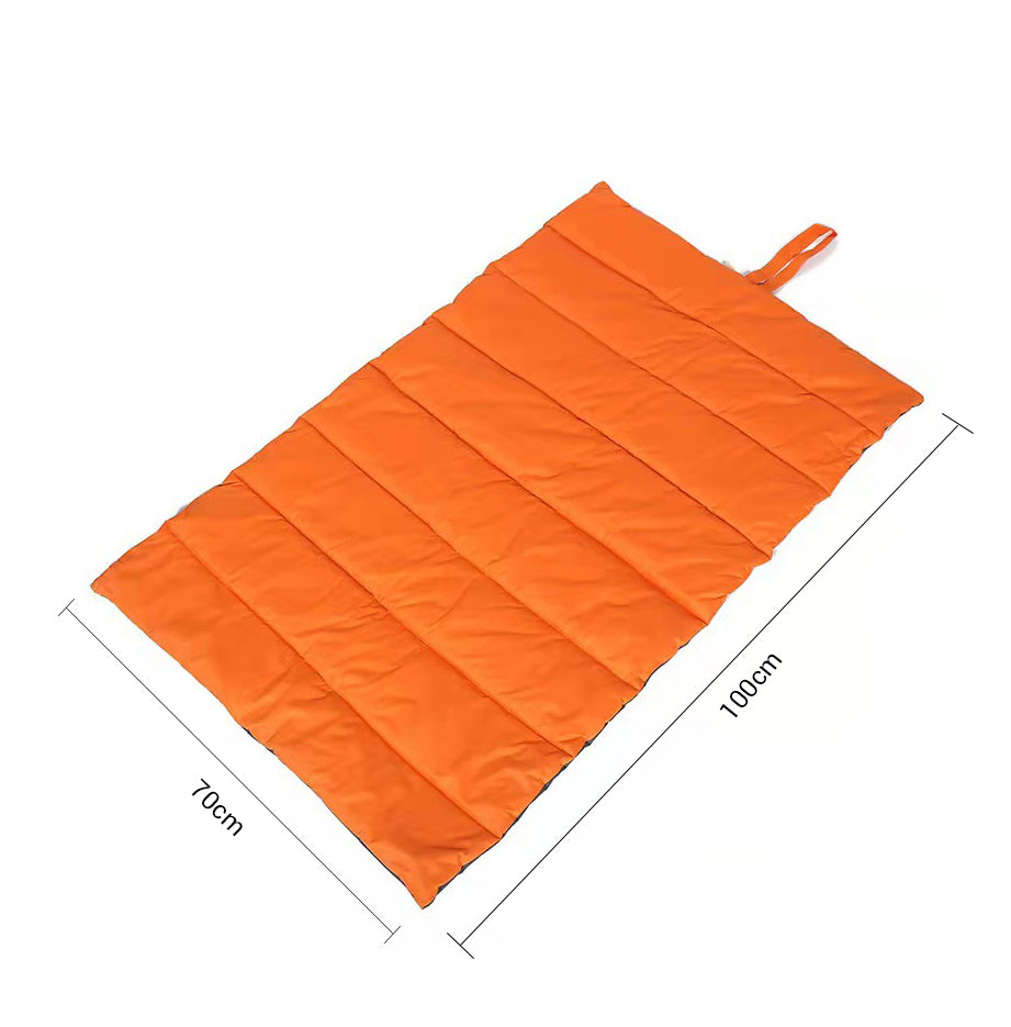 SOGA Grey Camping Pet Mat Waterproof Foldable Sleeping Mattress with Storage Bag Travel Outdoor Essentials-Pet Carriers &amp; Travel Products-PEROZ Accessories