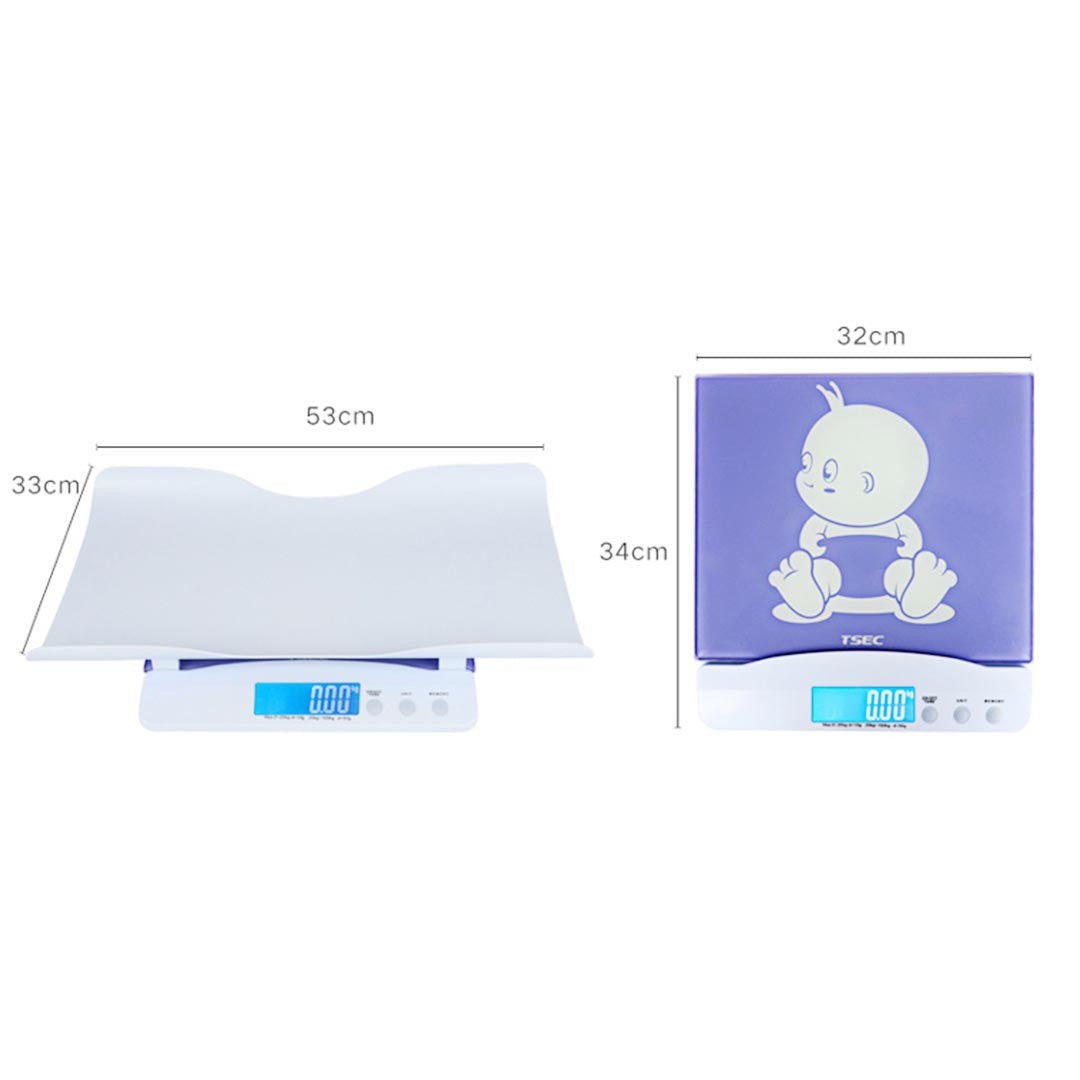 SOGA 100kg Digital Baby Scales Electronic LCD Display Paediatric Infant Weight Monitor-Body Weight Scales-PEROZ Accessories