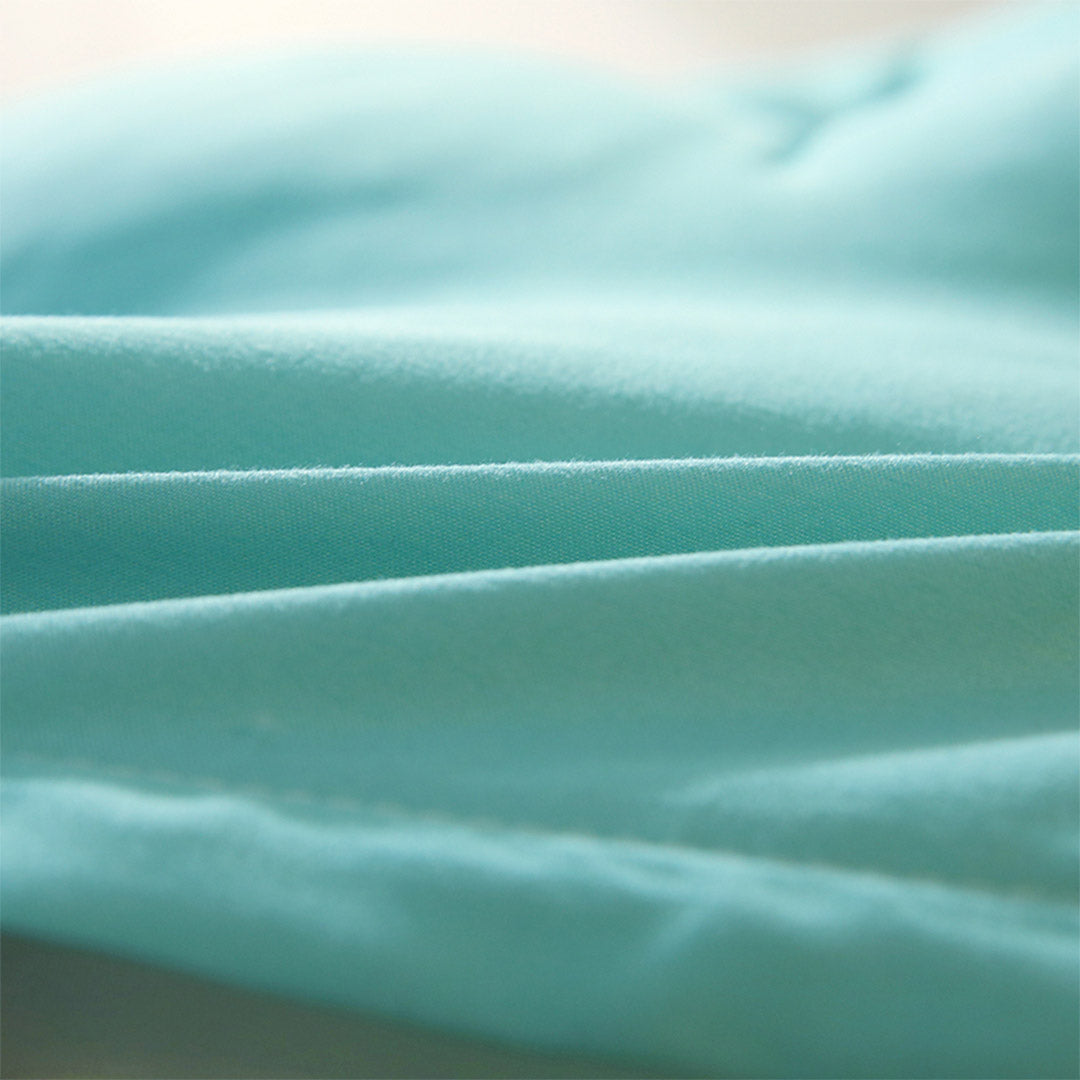SOGA 2X 120cm Light Blue Princess Bed Pillow Headboard Backrest Bedside Tatami Sofa Cushion with Ruffle Lace Home Decor-Headboard Pillow-PEROZ Accessories