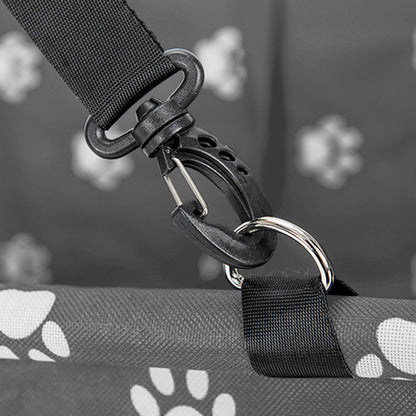 SOGA Waterproof Pet Booster Car Seat Breathable Mesh Safety Travel Portable Dog Carrier Bag Grey-Pet Carriers &amp; Travel Products-PEROZ Accessories