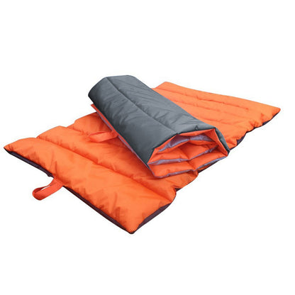SOGA Grey Camping Pet Mat Waterproof Foldable Sleeping Mattress with Storage Bag Travel Outdoor Essentials-Pet Carriers &amp; Travel Products-PEROZ Accessories