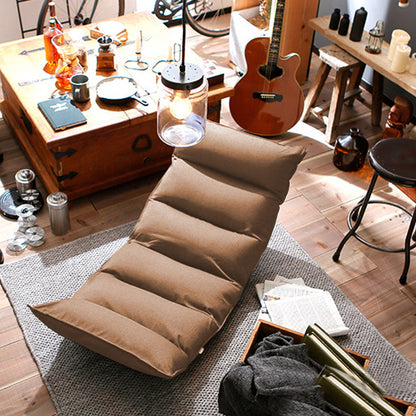 SOGA 2X Foldable Tatami Floor Sofa Bed Meditation Lounge Chair Recliner Lazy Couch Khaki-Recliner Chair-PEROZ Accessories