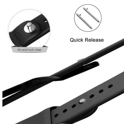 SOGA Smart Sport Watch Model B57C Compatible Wristband Replacement Bracelet Strap Black-Watch Accessories-PEROZ Accessories