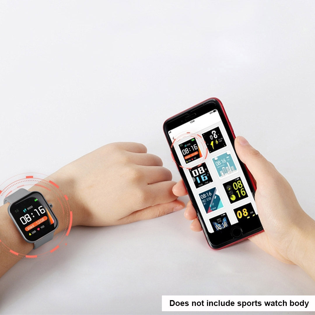 SOGA Smart Sport Watch Model P8 Compatible Wristband Replacement Bracelet Strap Grey-Watch Accessories-PEROZ Accessories