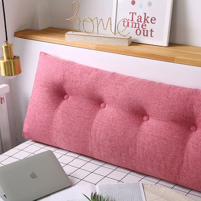 SOGA 100cm Pink Triangular Wedge Bed Pillow Headboard Backrest Bedside Tatami Cushion Home Decor-Headboard Pillow-PEROZ Accessories