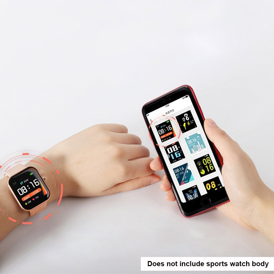 SOGA Smart Sport Watch Model P8 Compatible Wristband Replacement Bracelet Strap Gold-Watch Accessories-PEROZ Accessories