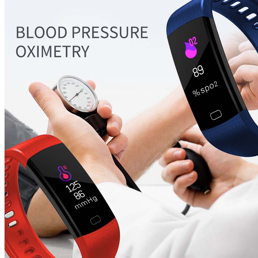 SOGA 2X Sport Smart Watch Health Fitness Wrist Band Bracelet Activity Tracker Red-Smart Watches-PEROZ Accessories